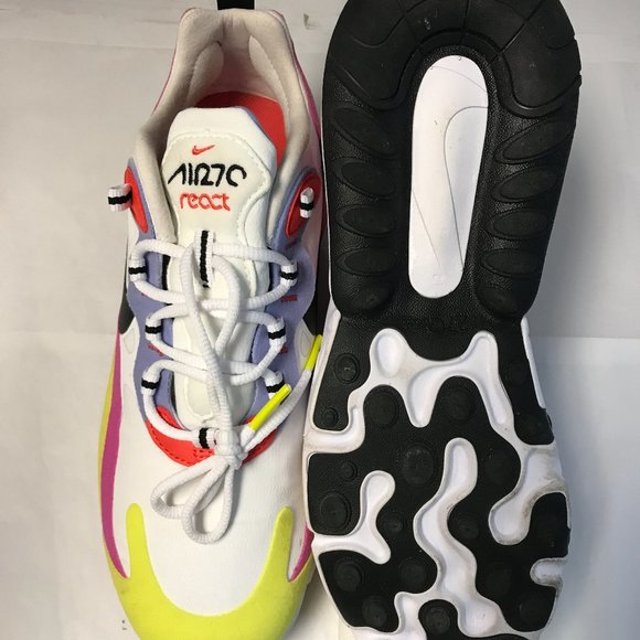 Nike Womens Nike Air Max 270 React Running shoe. Size 8 - Picture 2 of 4